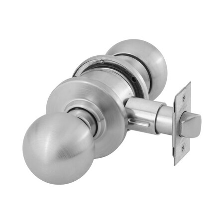 Sargent 6U15OB26D Passage Cylindrical Grade 2 Lock with B Knob and O Rose Satin Chrome 6U15OB26D